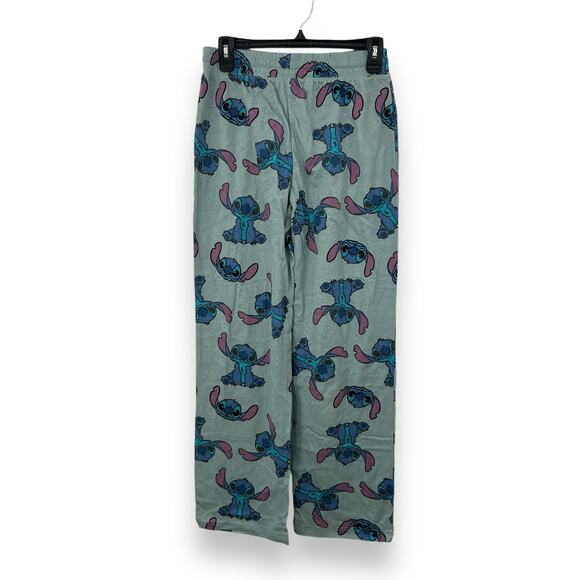 NEW Macy's Disney Stitch Drawstring Lounge Pants Size Small Blue Lilo Pajama Pjs - Picture 10 of 11